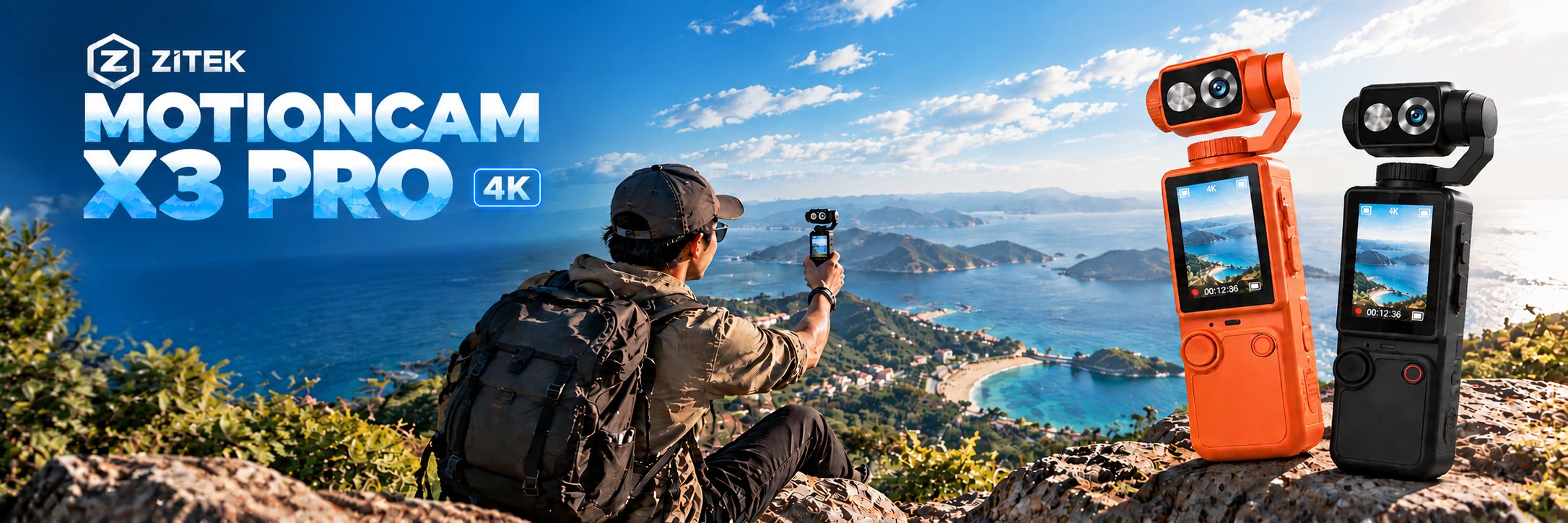Camera hành động Zitek MotionCam X3 Pro